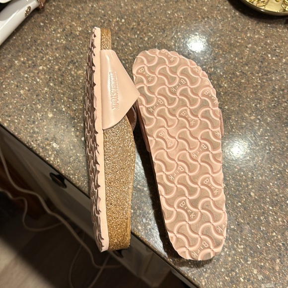 👠SOLD👠Pink Madrid Big Buckle High Shine Birkenstock Patent Leather 5.5 - Picture 6 of 8